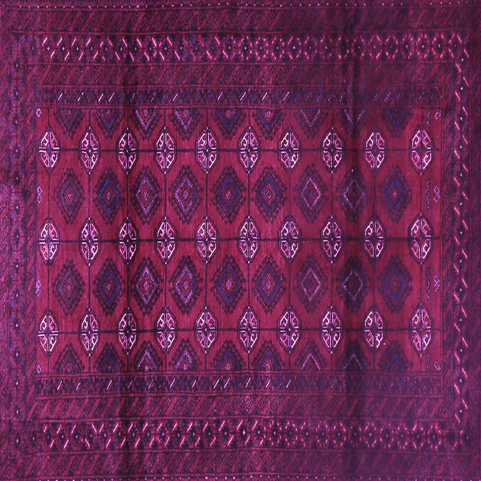 Square Machine Washable Persian Purple Traditional Area Rugs, wshtr1838pur