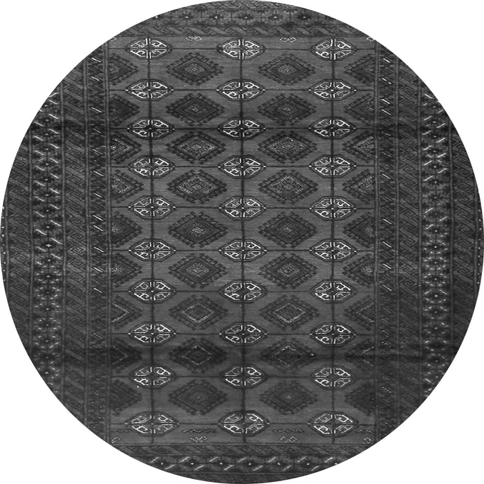 Square Persian Gray Traditional Rug, tr1838gry