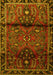 Machine Washable Persian Yellow Traditional Rug, wshtr1839yw