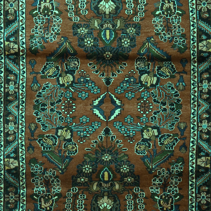 Persian Turquoise Traditional Rug, tr1839turq