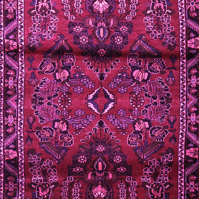 Machine Washable Persian Pink Traditional Rug, wshtr1839pnk