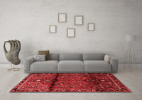 Machine Washable Persian Red Traditional Rug, wshtr1839red