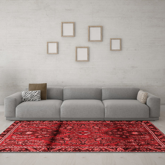 Traditional Red Washable Rugs