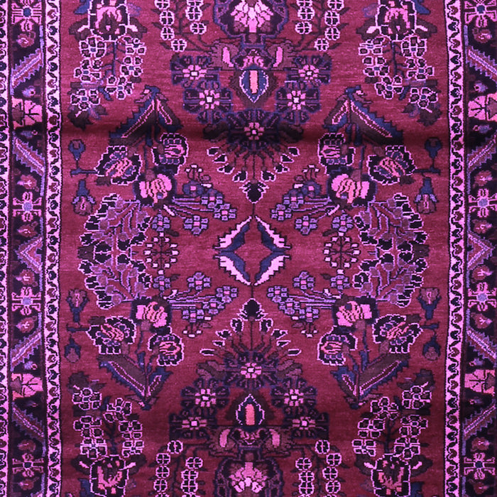 Machine Washable Persian Purple Traditional Area Rugs, wshtr1839pur