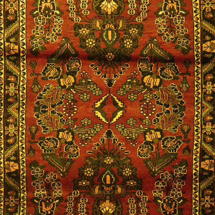 Persian Yellow Traditional Rug, tr1839yw