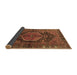 Sideview of Persian Brown Traditional Rug, tr183brn