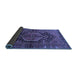 Sideview of Persian Blue Traditional Rug, tr183blu