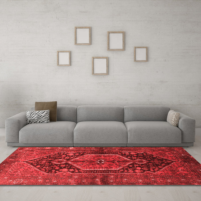 Traditional Red Washable Rugs