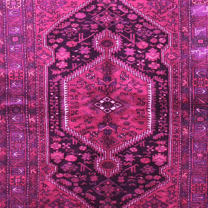 Machine Washable Persian Pink Traditional Rug, wshtr183pnk