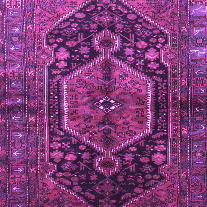 Machine Washable Persian Purple Traditional Area Rugs, wshtr183pur