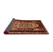 Sideview of Traditional Chocolate Brown Persian Rug, tr1840