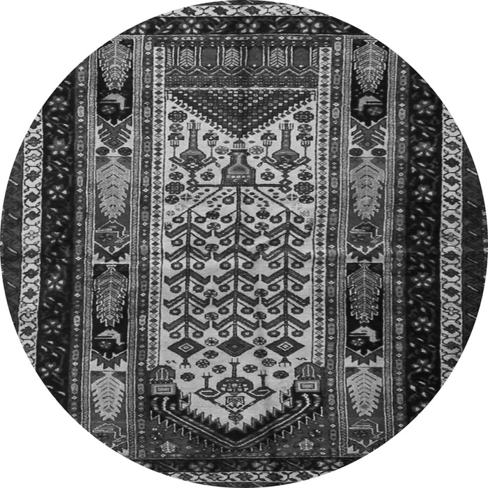 Square Persian Gray Traditional Rug, tr1840gry