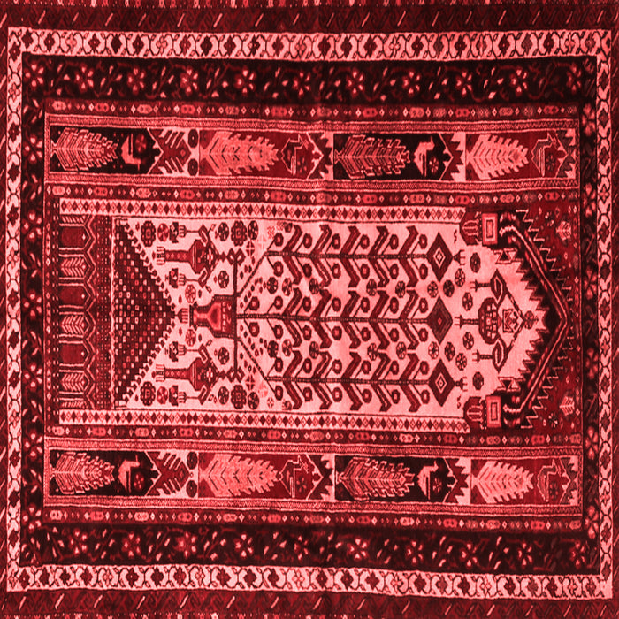 Machine Washable Persian Red Traditional Rug, wshtr1840red