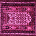 Square Machine Washable Persian Pink Traditional Rug, wshtr1840pnk