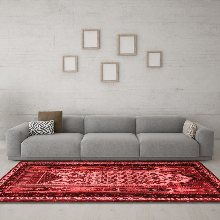 Traditional Red Washable Rugs