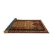 Sideview of Persian Brown Traditional Rug, tr1840brn