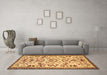 Machine Washable Animal Brown Traditional Rug in a Living Room,, wshtr1841brn