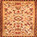 Serging Thickness of Animal Orange Traditional Rug, tr1841org