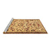 Sideview of Machine Washable Animal Brown Traditional Rug, wshtr1841brn