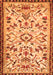 Animal Orange Traditional Rug, tr1841org