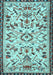 Animal Light Blue Traditional Rug, tr1841lblu