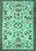 Machine Washable Animal Turquoise Traditional Area Rugs, wshtr1841turq