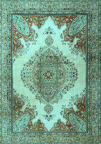 Persian Light Blue Traditional Rug, tr1842lblu