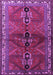 Machine Washable Persian Purple Traditional Area Rugs, wshtr1843pur