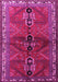 Machine Washable Persian Pink Traditional Rug, wshtr1843pnk