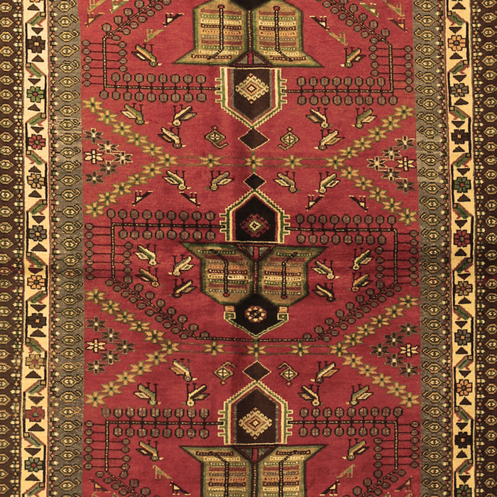 Machine Washable Persian Brown Traditional Rug, wshtr1843brn