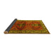 Sideview of Persian Yellow Traditional Rug, tr1843yw