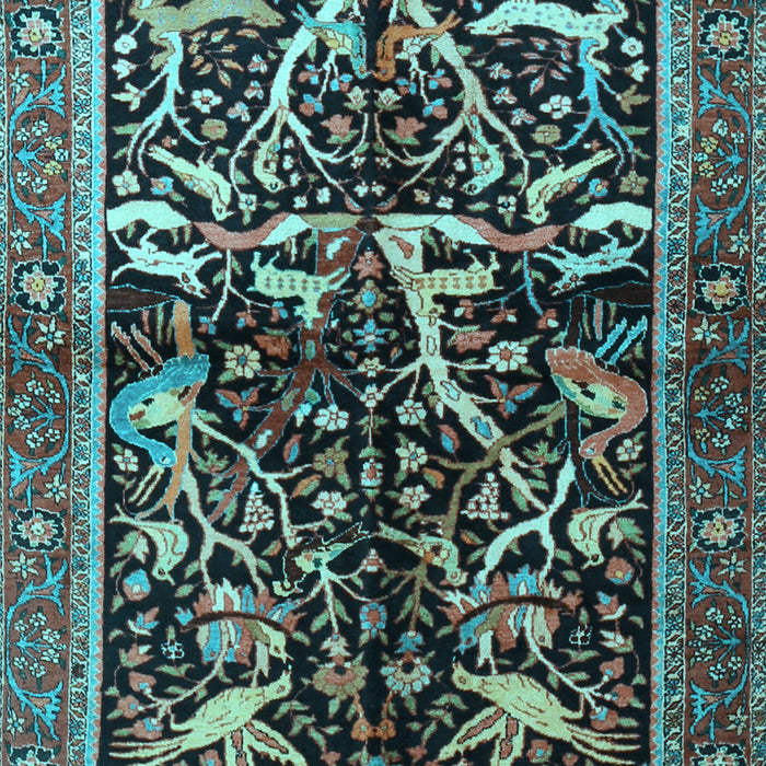 Persian Light Blue Traditional Rug, tr1844lblu