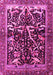 Machine Washable Persian Pink Traditional Rug, wshtr1844pnk