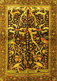 Persian Yellow Traditional Rug, tr1844yw