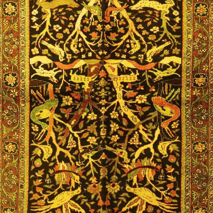 Persian Yellow Traditional Rug, tr1844yw