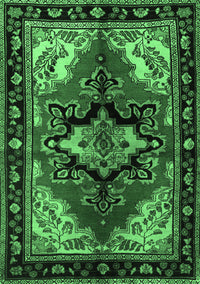 Persian Emerald Green Traditional Rug, tr1845emgrn