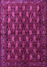 Machine Washable Persian Pink Traditional Rug, wshtr1846pnk