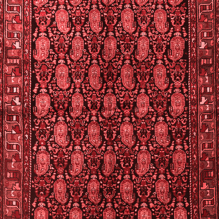 Machine Washable Persian Red Traditional Rug, wshtr1846red