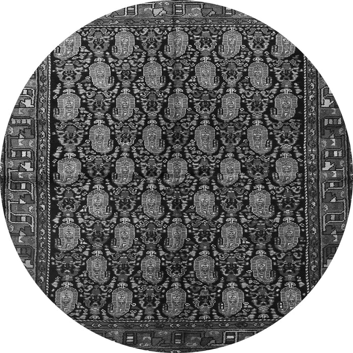 Square Persian Gray Traditional Rug, tr1846gry