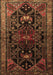 Machine Washable Persian Brown Traditional Rug, wshtr1847brn