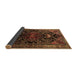 Sideview of Persian Brown Traditional Rug, tr1847brn