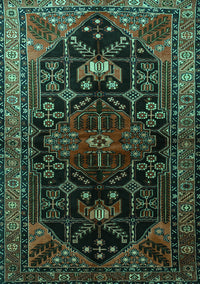 Persian Turquoise Traditional Rug, tr1847turq