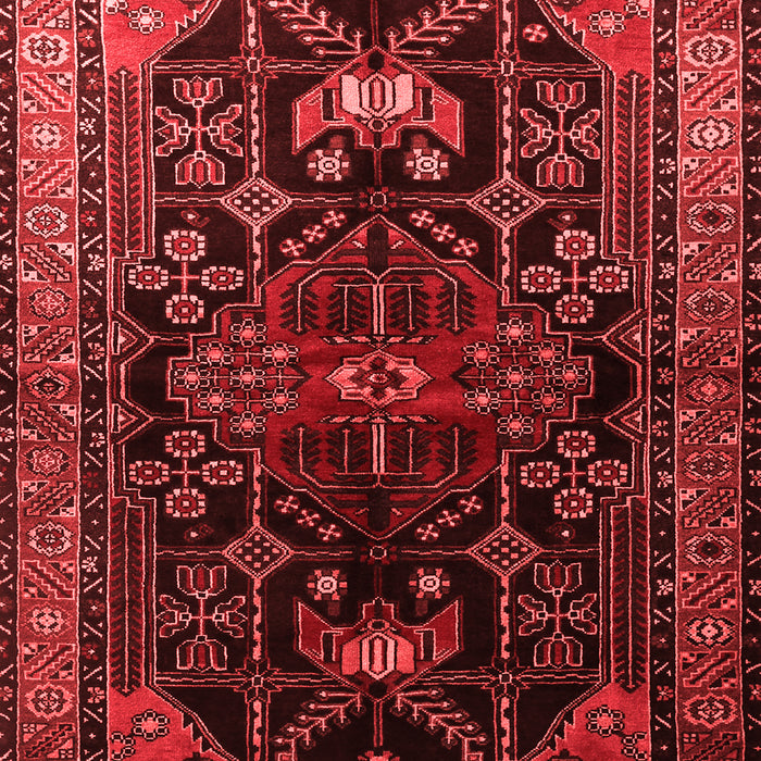 Machine Washable Persian Red Traditional Rug, wshtr1847red