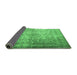 Sideview of Persian Emerald Green Traditional Rug, tr1848emgrn