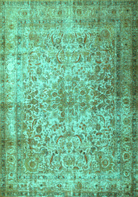 Persian Turquoise Traditional Rug, tr1848turq