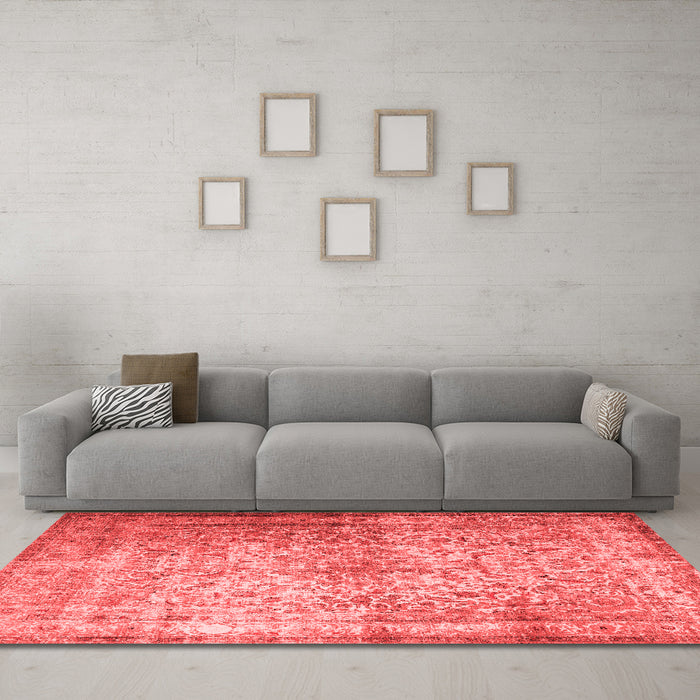 Traditional Red Washable Rugs