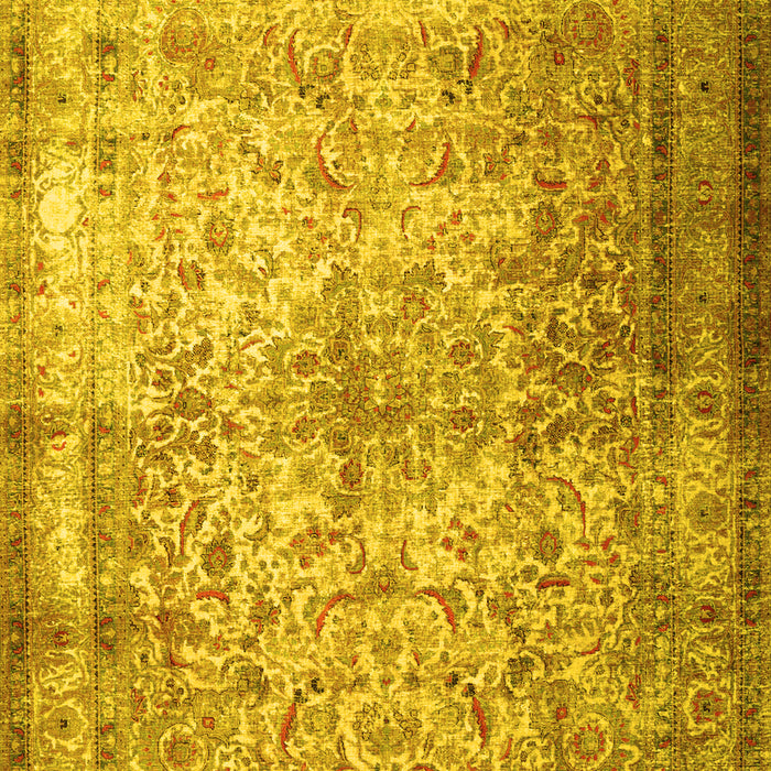 Persian Yellow Traditional Rug, tr1848yw