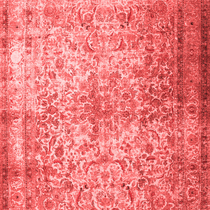 Machine Washable Persian Red Traditional Rug, wshtr1848red