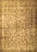 Machine Washable Persian Brown Traditional Rug, wshtr1848brn