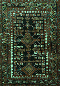 Persian Turquoise Traditional Rug, tr1849turq